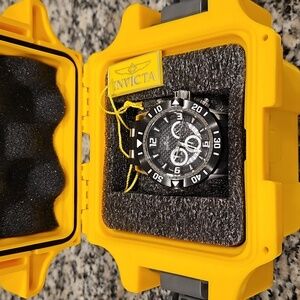 Invicta Pro Diver Silver and Black Watch